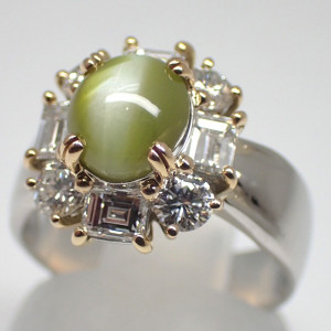 クリソベリルキャッツアイリング2.72ct