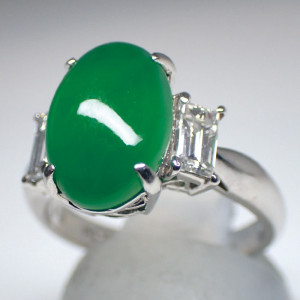 翡翠リング4.98ct