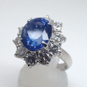 サファイアリング7.47ct