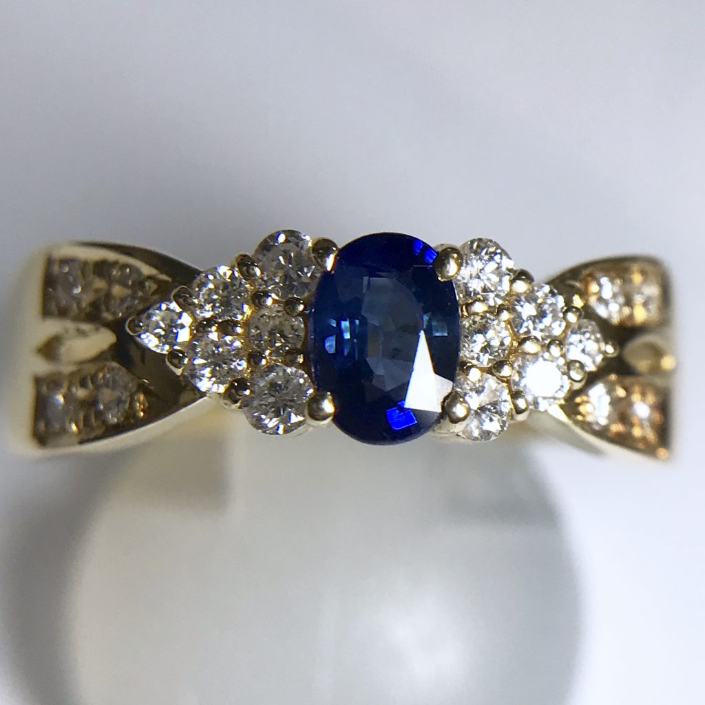 サファイアリング0.61ct