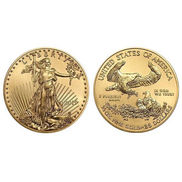 イーグル金貨1/2oz（オンス）