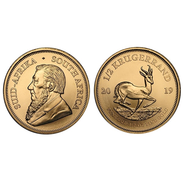 クルーガーランド金貨1/2oz（オンス）