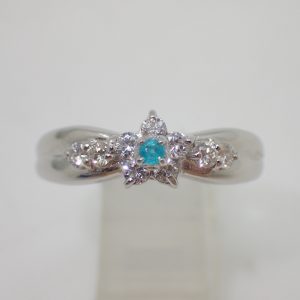 パライバトルマリンリング0.03ct