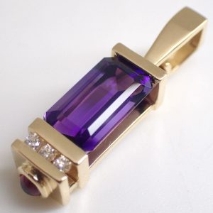 天然アメジスト ペンダントトップ 2.98ct