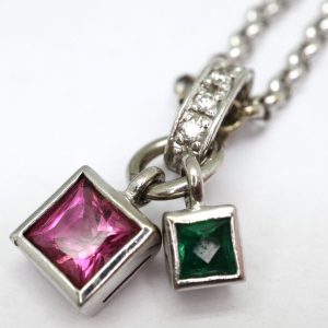 天然トルマリン・エメラルドブレスレット 0.58ct