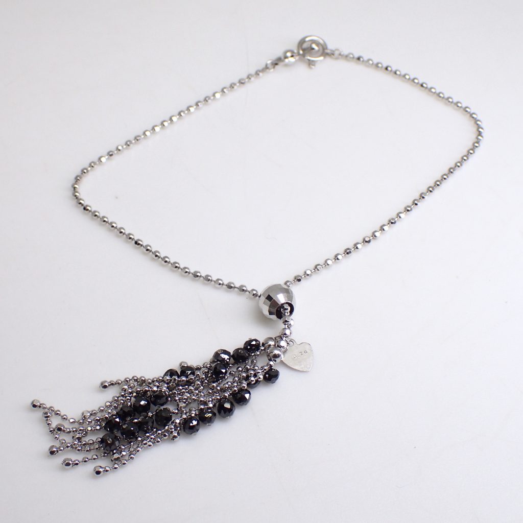 ブラックダイヤモンドブレスレット2.7ct