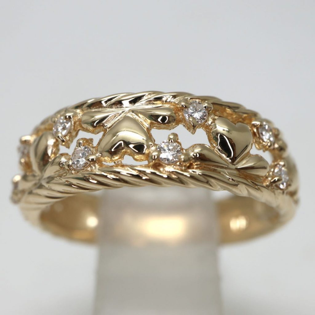 天然ダイヤモンドリング 4.0g