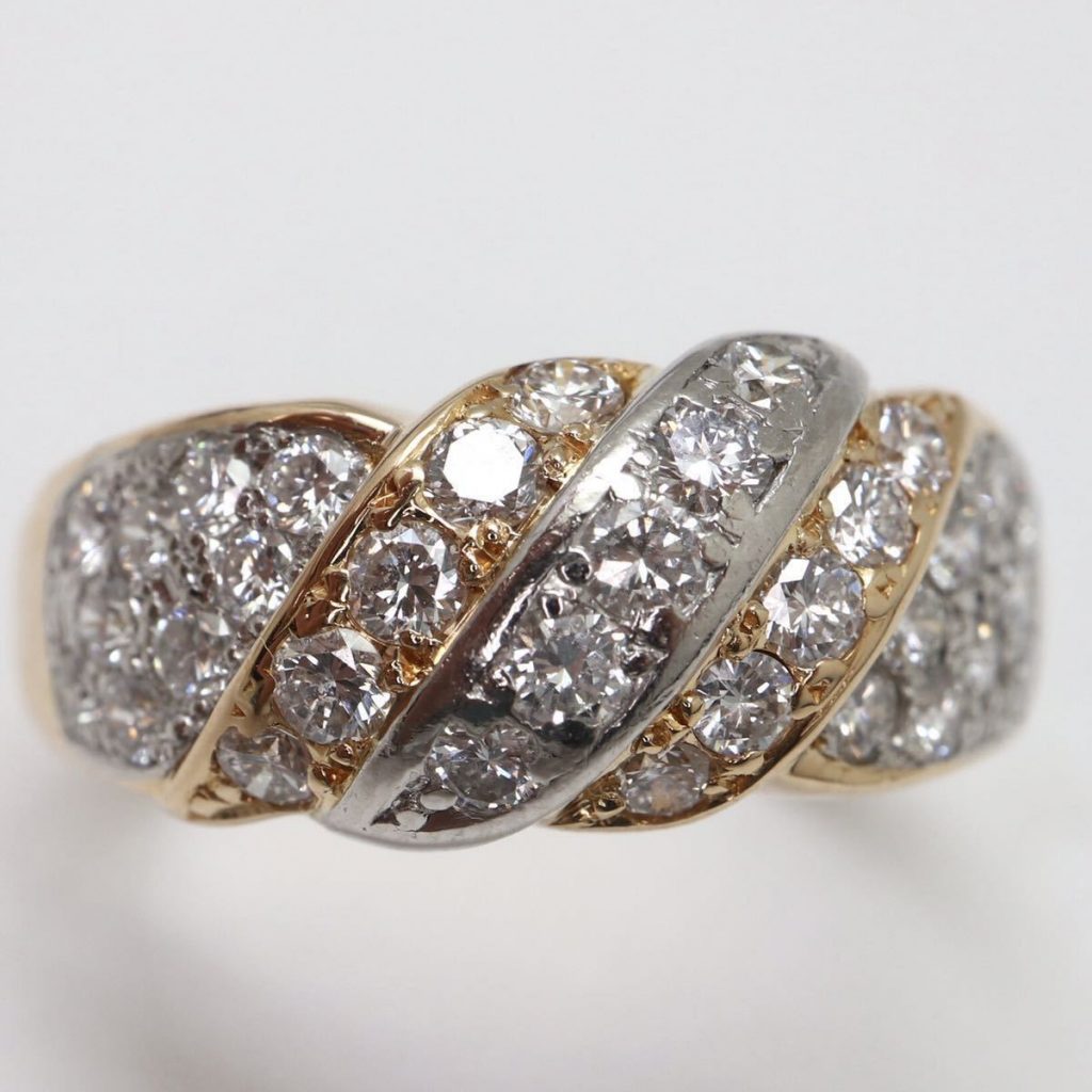 天然ダイヤモンドリング 0.75ct