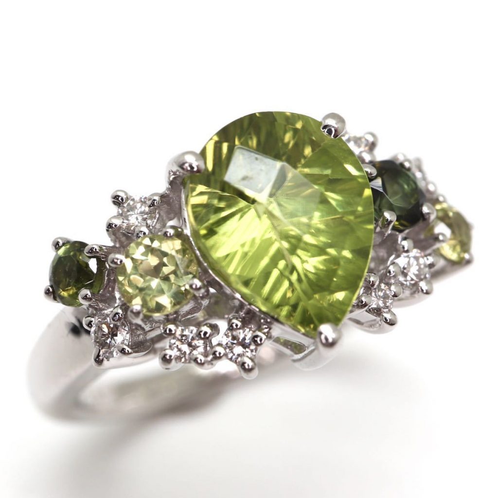 天然ペリドットリング1.69ct