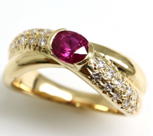 ルビーリング 0.48ct
