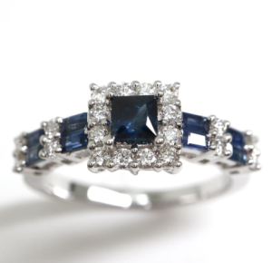 サファイアリング 0.70ct