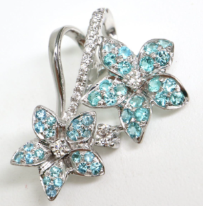 パライバトルマリンペンダントトップ　0.41ct