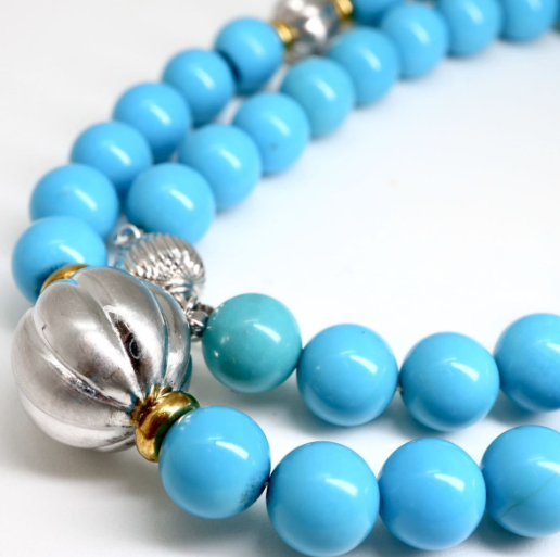 トルコ石ネックレス 38.0g