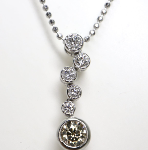 ブラウンダイヤモンドネックレス45.5ct