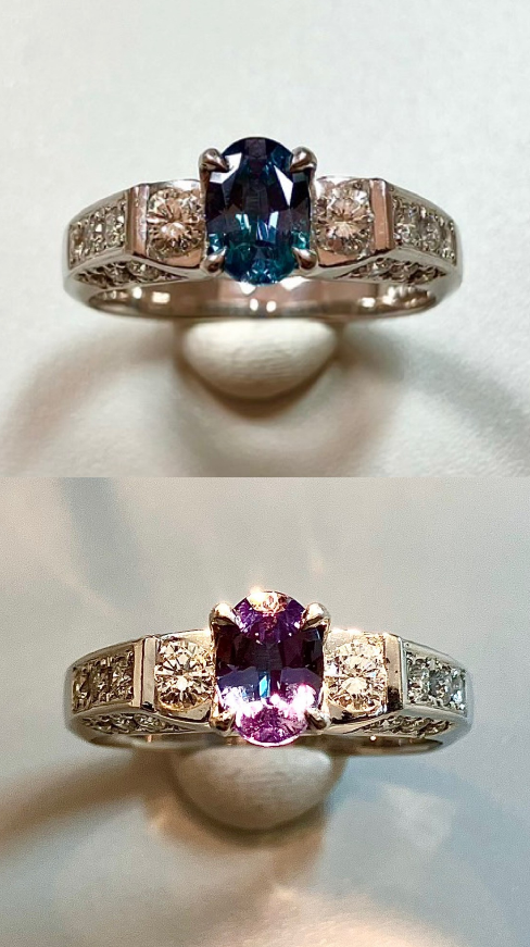 アレキサンドライト0.58ct　リング