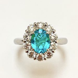 パライバトルマリン　1.01ct　リング