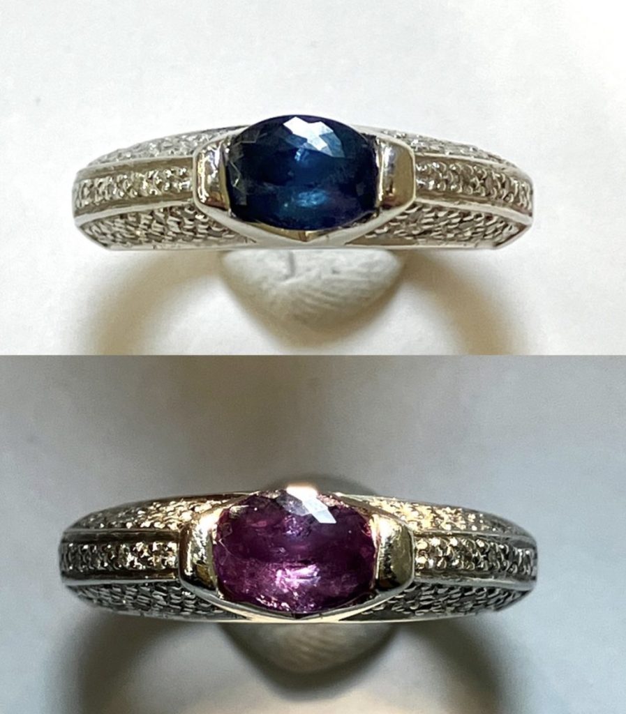 アレキサンドライト　0.89ct　リング