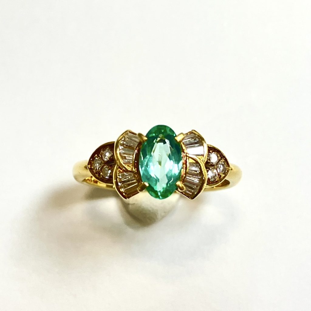 パライバトルマリン　0.62ct　リング