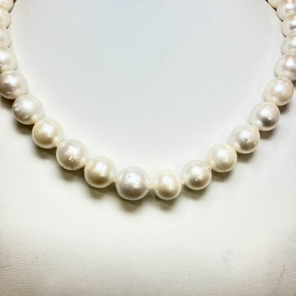 パールネックレス　白蝶