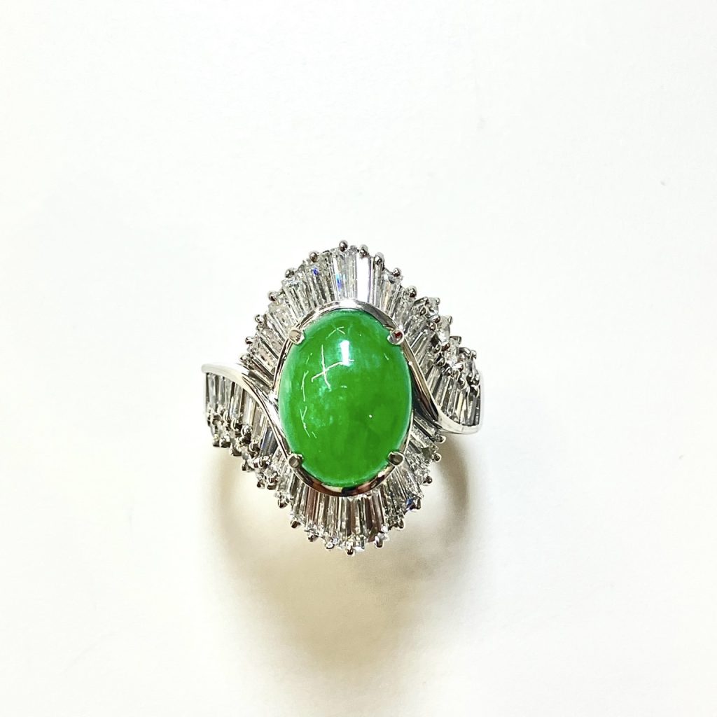 ラベンダー本翡翠 9.807ctの買取実績｜色石BANK