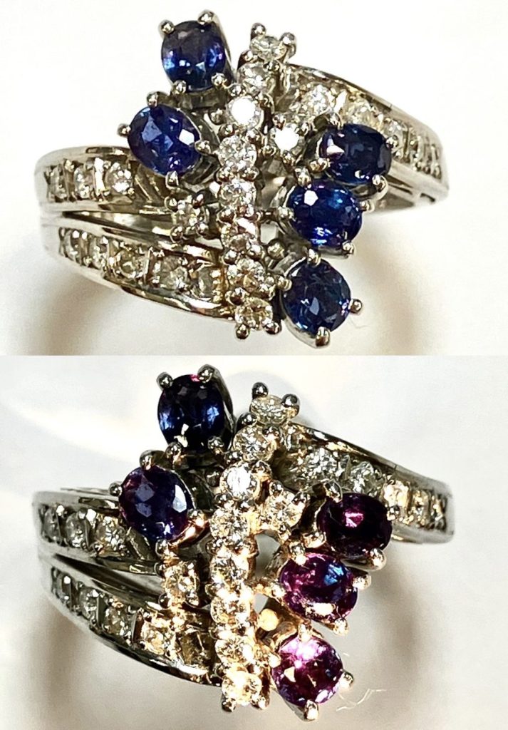 アレキサンドライト　0.8ct　リング