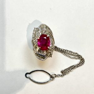 ルビー　2.97ct　タイピン