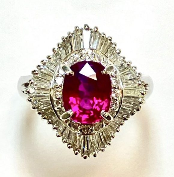 ルビー　2.03ct　リング