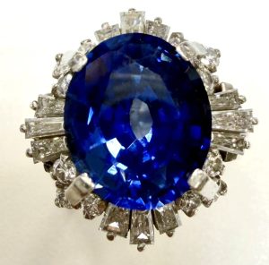 サファイア　4.56ct　リング