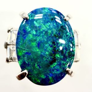 ブラックオパール　5.06ct　リング