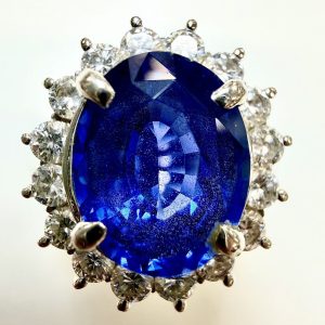 サファイア　2.95ct　リング
