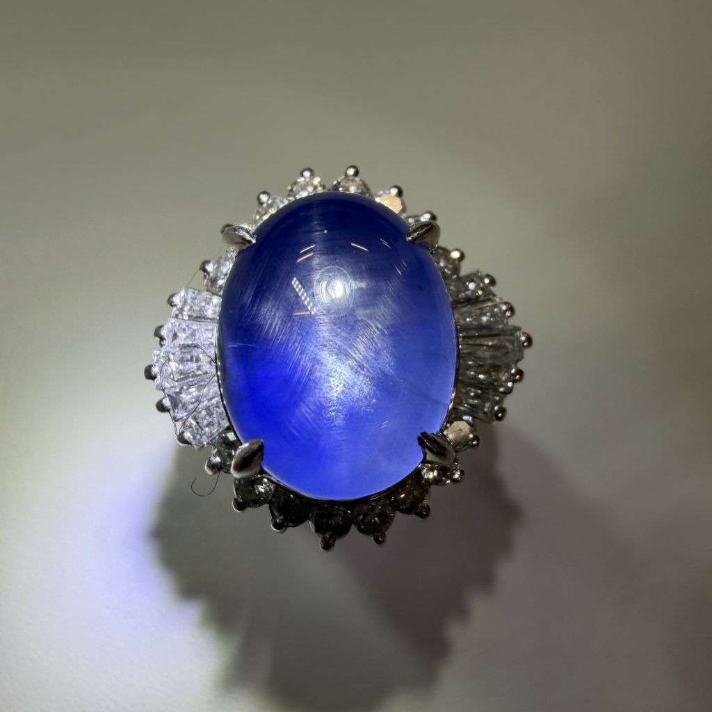 スターサファイア　11.77ct　リング