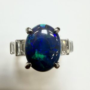 ブラックオパール　2.26ct　リング